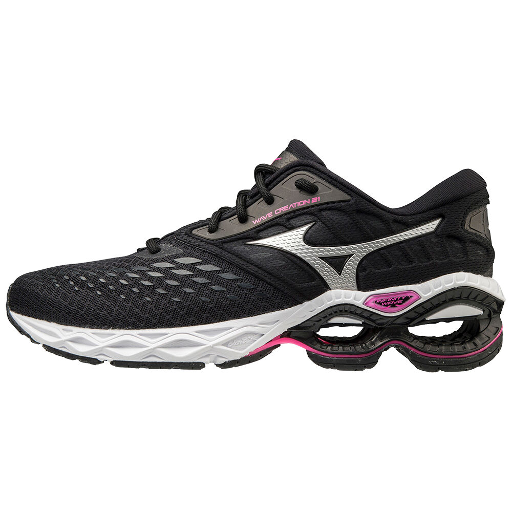 Scarpe Running Mizuno Wave Creation 21 Donna - Nere/Rosa - 43106-ZUNG